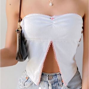 Kimchi Blue White Crop Top